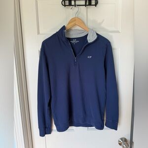 Vineyard Vines quarter zip navy Men’s S